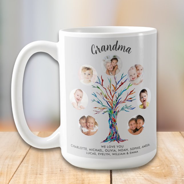 Oma-Foto-Collage Kaffeetasse (Von Creator hochgeladen)