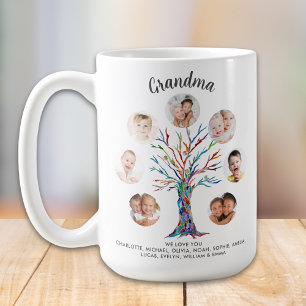 Oma-Foto-Collage Kaffeetasse