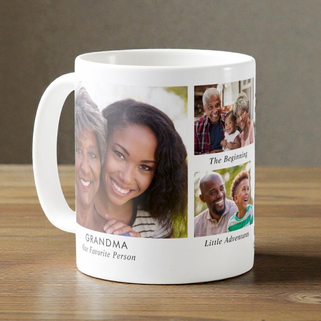 Oma-Foto-Collage Kaffeetasse (Von Creator hochgeladen)