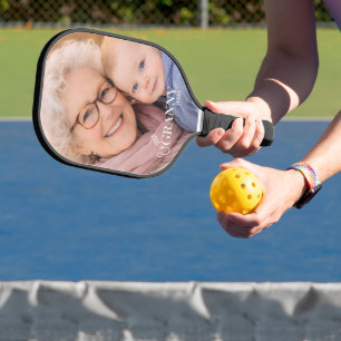 Oma Foto Errichtet Jahr Modern Pickleball Schläger