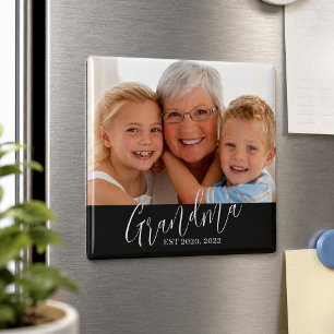 Oma-Foto Etabliert Neues Oma-Geschenk Magnet
