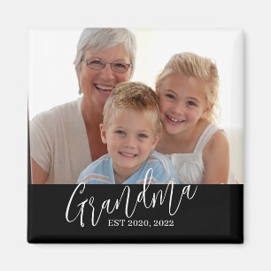 Oma-Foto Etabliert Neues Oma-Geschenk Magnet