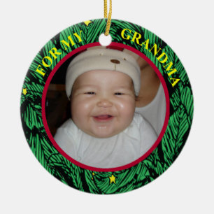 Oma Foto Geschenkanhänger & Ornament