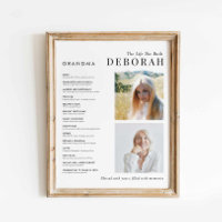 Oma Foto Life Journey Poster