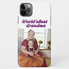 Oma Foto lila Typografie iPhone 11Pro Max Hülle