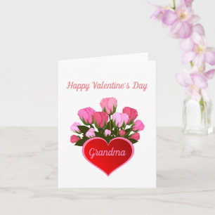 Oma Frohen Valentinstag Karte