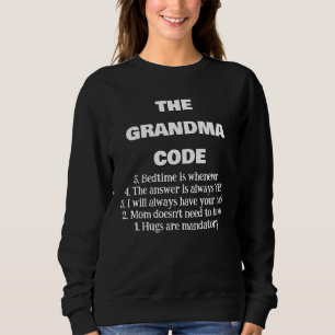 Oma für Frauen Nana Der Oma Code Gigi Geschenk Sweatshirt