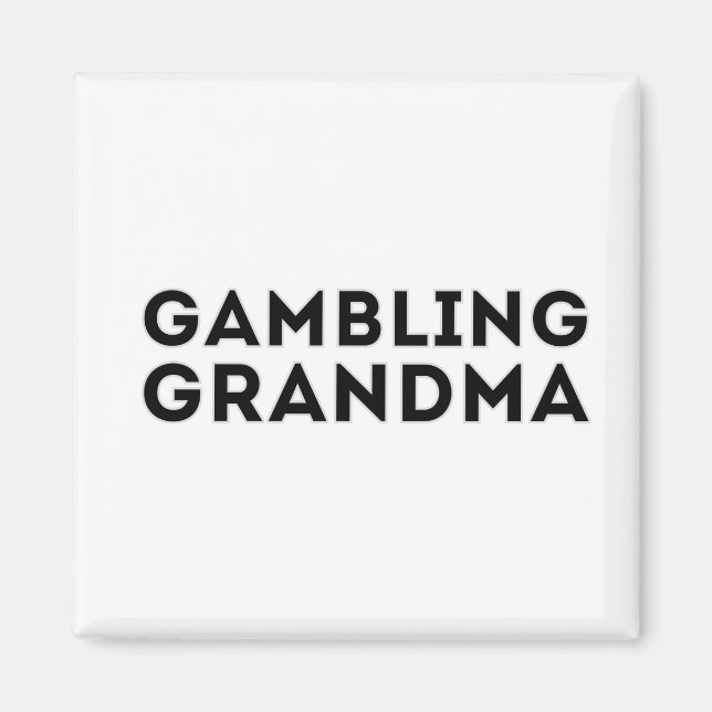 Oma Gambling Magnet (Vorne)