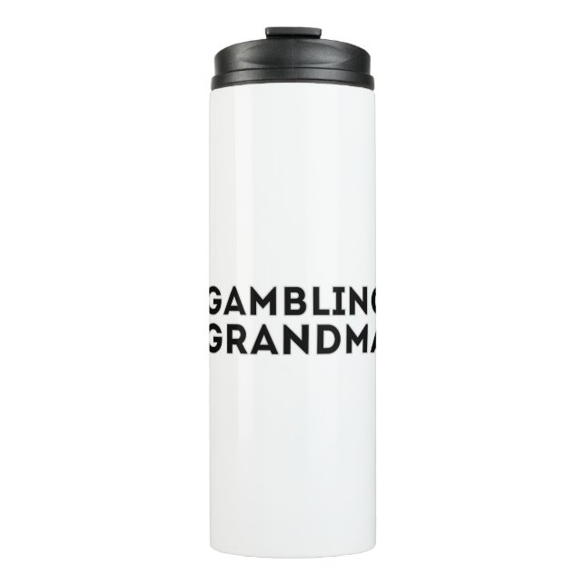 Oma Gambling Thermosbecher (Vorderseite)