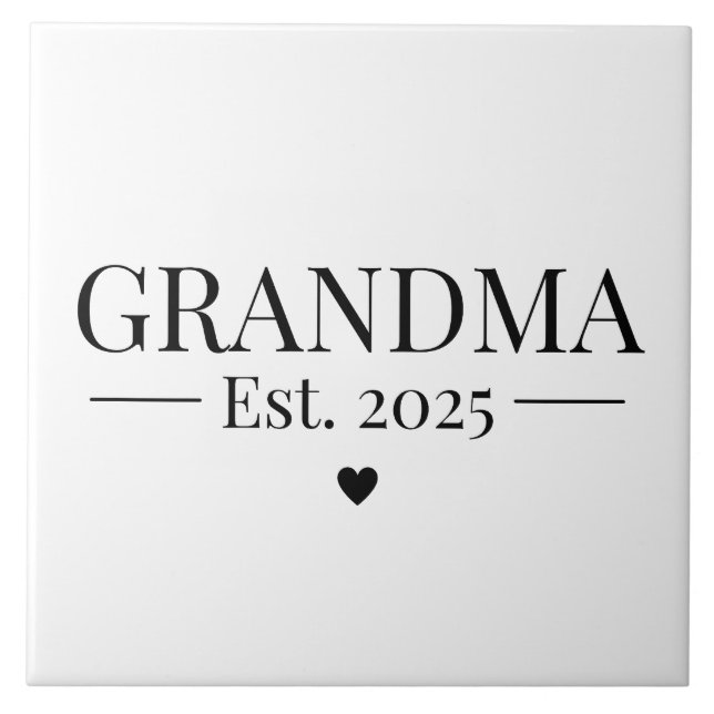 Oma gegründet 2025 fliese (Vorderseite)