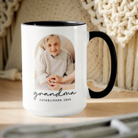 Oma gegründet 20XX Modernes einfaches Foto