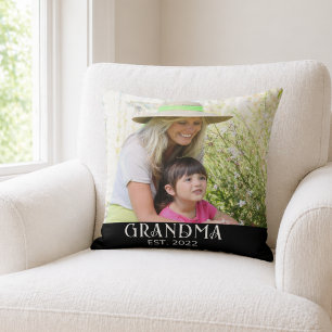 Oma gegründet Foto-Geschenk Kissen
