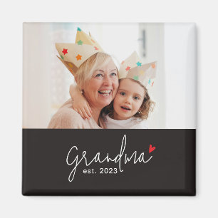 Oma Gegründet Foto-Geschenk Magnet