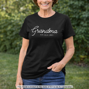 Oma gegründet Neues Oma-Geschenk T-Shirt