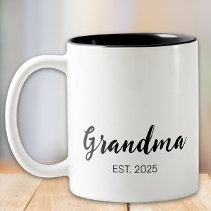 Oma gegründet  zweifarbige tasse