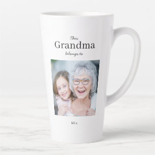 Oma gehört zu, Benutzerdefiniertes Foto Milchtasse