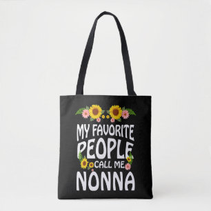 Oma Geschenk Meine Lieblingsmenschen nennen mich N Tasche