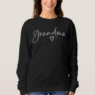 Oma-Geschenke für Frauen Herz Muttertag Oma Sweatshirt