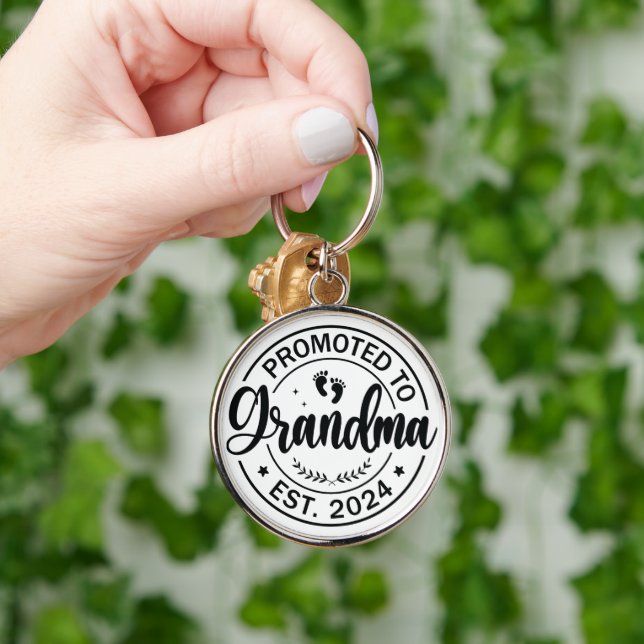 Oma-Geschenke zum ersten Mal - Befördert zu Oma 20 Schlüsselanhänger (Hand)