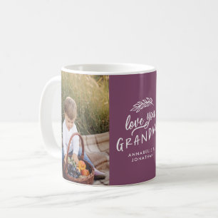 Oma gift Foto Enkel einfache Typografie Kaffeetasse
