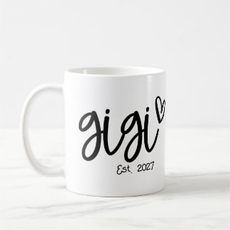 Oma GiGi seit 2027, erste Großmutter Kaffeetasse
