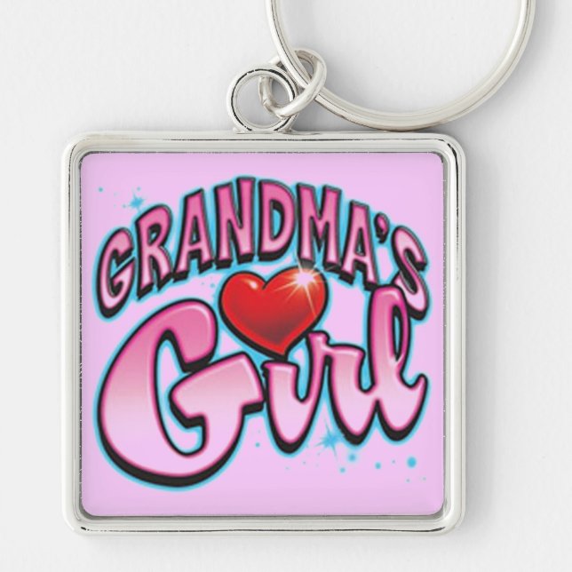 Oma-Girl-Schlüsselanhänger Schlüsselanhänger (Vorne)