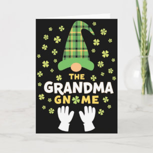 Oma Gnom Glücklicher St. Patricks Karte