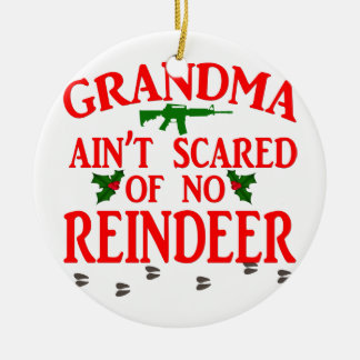 Oma Got rüber Keramikornament