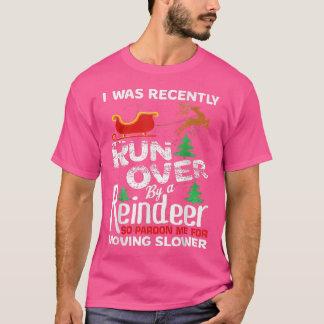 Oma Got von einem Rentierweihnachtsfest überfahren T-Shirt