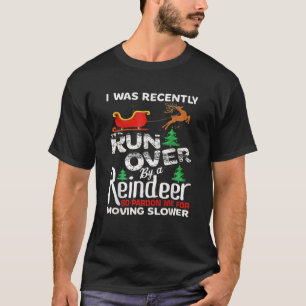 Oma Got von einem Rentierweihnachtsfest überfahren T-Shirt