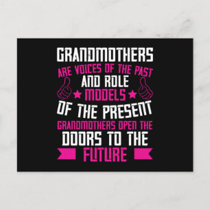 Oma-Grandmas sind Stimmen der Vergangenheit Postkarte