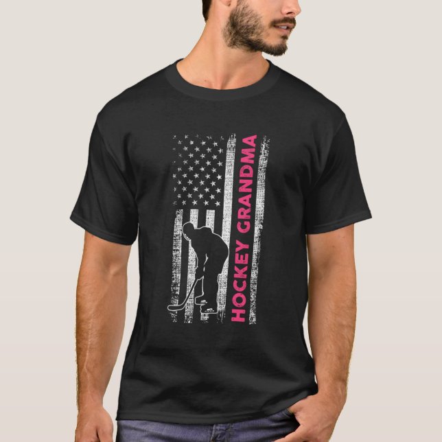 Oma Grandmutter Hockey T-Shirt (Vorderseite)