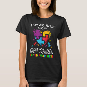Oma Grandpa Blue für meinen großen Enkel Autismus T-Shirt