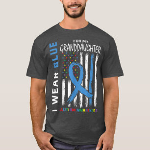 Oma Grandpa Blue Oma Autisenes Awarenes T-Shirt