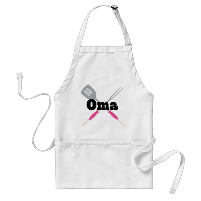 Oma Grill-Geschenk Schürze (Vorne)