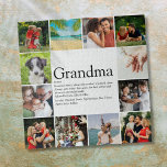 Oma, Großmutter Definition 12 FotoCollage<br><div class="desc">12 Foto Collage Puzzle für Sie zu personalisieren für Ihre besondere Oma, Großmutter, Oma, Nan, Kindermädchen oder Abuela zu einem einzigartigen Geschenk für Geburtstage, Weihnachten, Muttertag oder jeden Tag, den Sie gewollt, um zu zeigen, wie viel sie für Sie bedeutet. Ein perfekter Weg, ihr zu zeigen, wie phantastisch sie jeden...</div>
