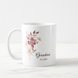 Oma - Gründungsjahr – Ankündigung einer neuen Oma Kaffeetasse