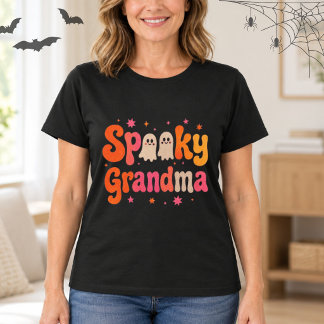 Oma Halloween-Shirt, Gruselige Retro-Geister T-Shirt