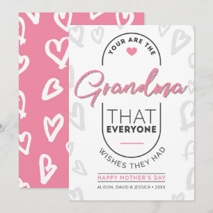 Oma Happy Mother Day Feiertagskarte