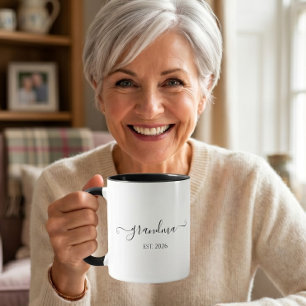 Oma hat das Skript im Jahr custom erstellt Tasse