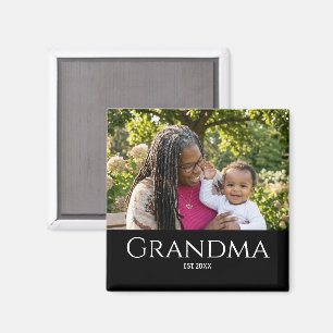 Oma hat klassische Caps-Foto-Geschenke etabliert Magnet