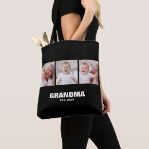Oma hat kühnes Schwarz 3 Foto etabliert Tasche
