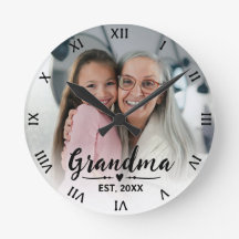 Oma hat modernes Schriftfoto gegründet