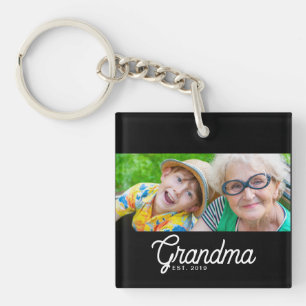 Oma hat modernes Schriftfoto-Schlüsselanhänger ein Schlüsselanhänger