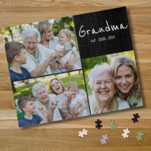 Oma hat modernes Skript Schwarz 3 Foto eingerichte