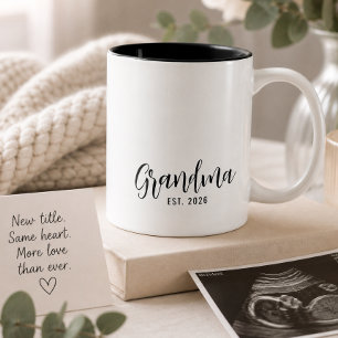 Oma hat neue Oma Geschenke gegründet Zweifarbige Tasse