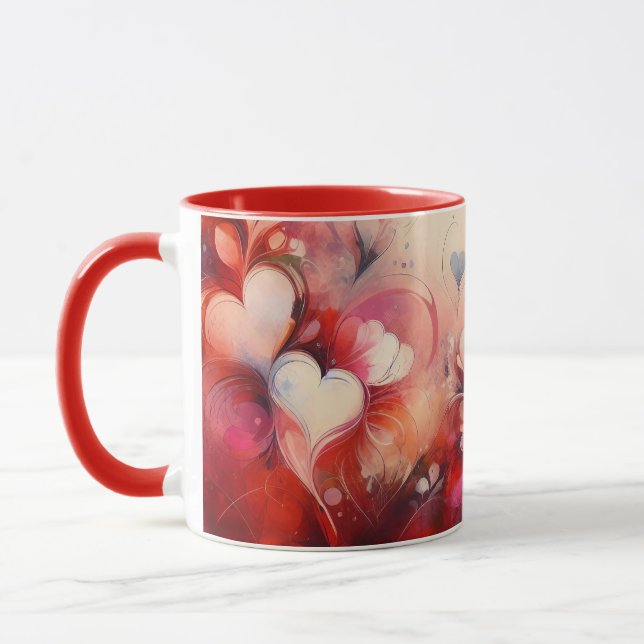 Oma Hearts Liebe Tasse (Links)
