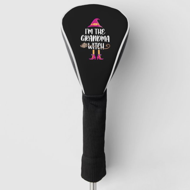 Oma Hexenkloster Halloween-Kostümgeschenk, Hallowe Golf Headcover (Vorderseite)