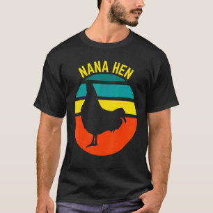 Oma Huhn Hinterhof Hühner Oma Retro Mama T-Shirt