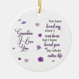 Oma I Liebe Sie Keramik Ornament